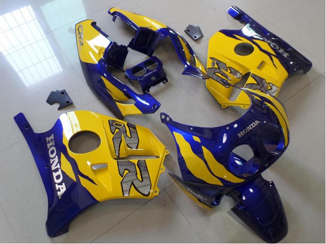 Cheap 1991-1998 Blue Yellow Honda CBR250RR MC22 Motor Bike Fairings UK Cheap 1991-1998 Blue Yellow Honda CBR250RR MC22 Motor Bike Fairings UK