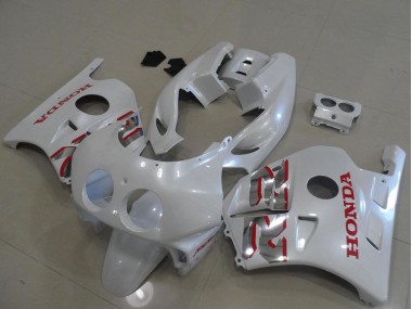 Cheap 1991-1998 Pearl White Red Honda CBR250RR MC22 Motorcylce Fairings UK