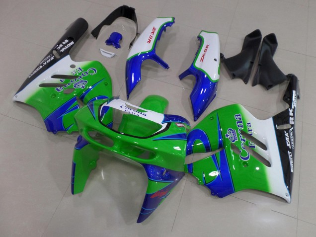 Cheap 1994-1997 Green Corona Kawasaki ZX9R Motorcycle Bodywork UK Cheap 1994-1997 Green Corona Kawasaki ZX9R Motorcycle Bodywork UK