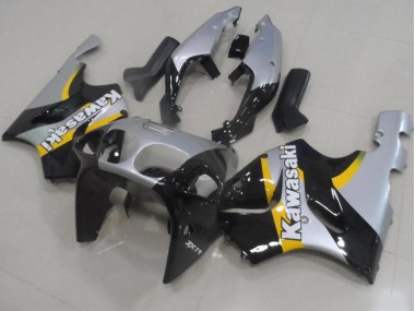 Cheap 1996-2003 Silver and Black Kawasaki ZX7R Motorcylce Fairings UK