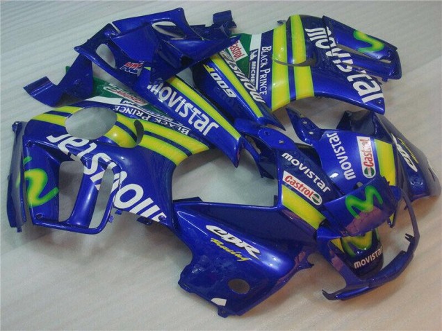 Cheap 1995-1998 Blue Movistar Castrol Honda CBR600 F3 Motor Bike Fairings UK Cheap 1995-1998 Blue Movistar Castrol Honda CBR600 F3 Motor Bike Fairings UK