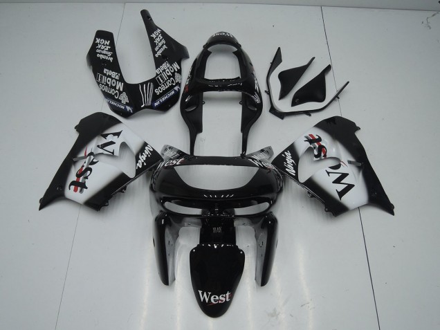 Cheap 1998-1999 Black West Kawasaki ZX9R Bike Fairing UK Cheap 1998-1999 Black West Kawasaki ZX9R Bike Fairing UK