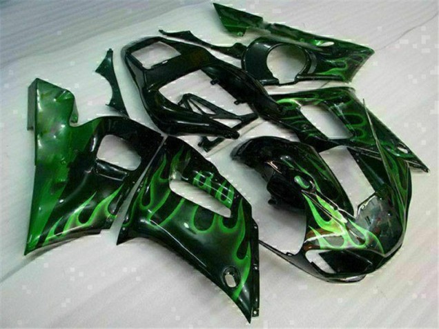 Cheap 1998-2002 Green Black Yamaha YZF R6 Motor Bike Fairings UK Cheap 1998-2002 Green Black Yamaha YZF R6 Motor Bike Fairings UK