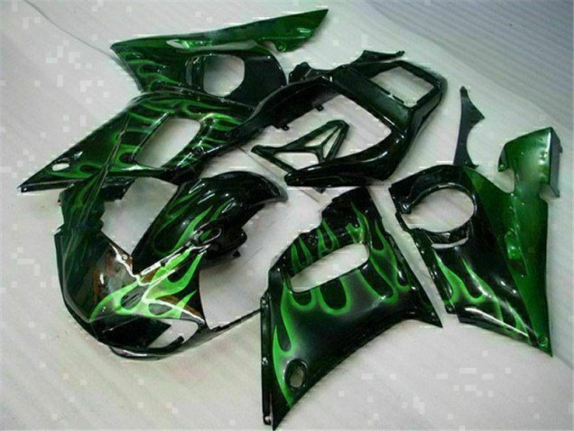 Cheap 1998-2002 Green Black Yamaha YZF R6 Motor Bike Fairings UK Cheap 1998-2002 Green Black Yamaha YZF R6 Motor Bike Fairings UK