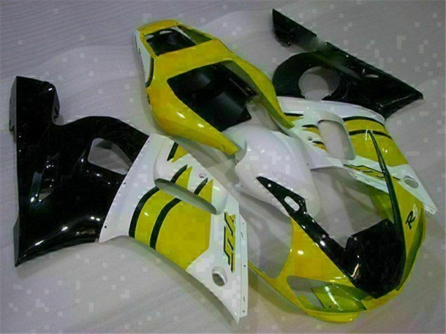 Cheap 1998-2002 Yellow White Yamaha YZF R6 Motorcycle Fairings Kits UK Cheap 1998-2002 Yellow White Yamaha YZF R6 Motorcycle Fairings Kits UK