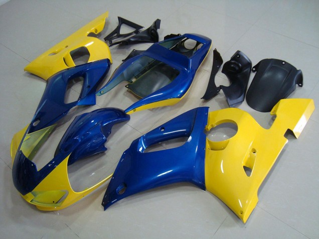 Cheap 1998-2002 Yellow Blue Yamaha YZF R6 Motorcycle Fairing Kit & Bodywork UK Cheap 1998-2002 Yellow Blue Yamaha YZF R6 Motorcycle Fairing Kit & Bodywork UK
