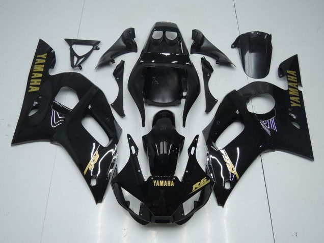 Cheap 1998-2002 Glossy Black Gold Sticker Yamaha YZF R6 Bike Fairings UK Cheap 1998-2002 Glossy Black Gold Sticker Yamaha YZF R6 Bike Fairings UK