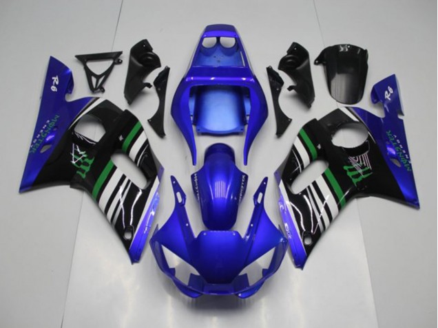 Cheap 1998-2002 Blue Monster Yamaha YZF R6 Motor Bike Fairings UK Cheap 1998-2002 Blue Monster Yamaha YZF R6 Motor Bike Fairings UK