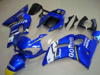 Cheap 1998-2002 Blue Go Motul Yamaha YZF R6 Motorbike Fairing Kits UK