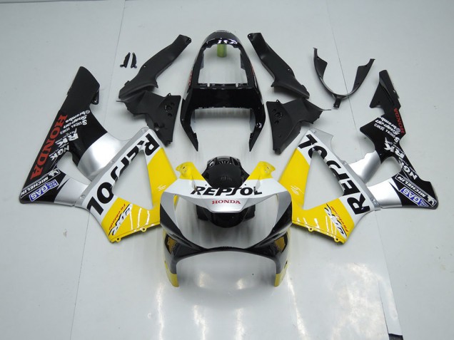 Cheap 2000-2001 Yellow Silver Black Repsol Honda CBR900RR 929 Motor Bike Fairings UK Cheap 2000-2001 Yellow Silver Black Repsol Honda CBR900RR 929 Motor Bike Fairings UK