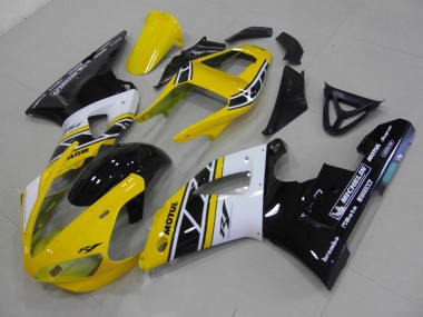 Cheap 2000-2001 Yellow Anniversary Yamaha YZF R1 Motorbike Fairing Kits UK