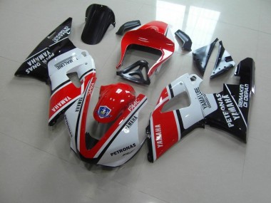 Cheap 2000-2001 Red White Yamalube Race Yamaha YZF R1 Motorcycle Fairings Kits UK