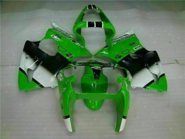 Cheap 2000-2002 Green Black Kawasaki ZX6R Motorbike Fairing UK Cheap 2000-2002 Green Black Kawasaki ZX6R Motorbike Fairing UK