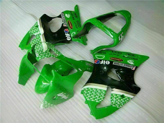 Cheap 2000-2002 Green Black Kawasaki ZX6R Motorcycle Bodywork UK Cheap 2000-2002 Green Black Kawasaki ZX6R Motorcycle Bodywork UK