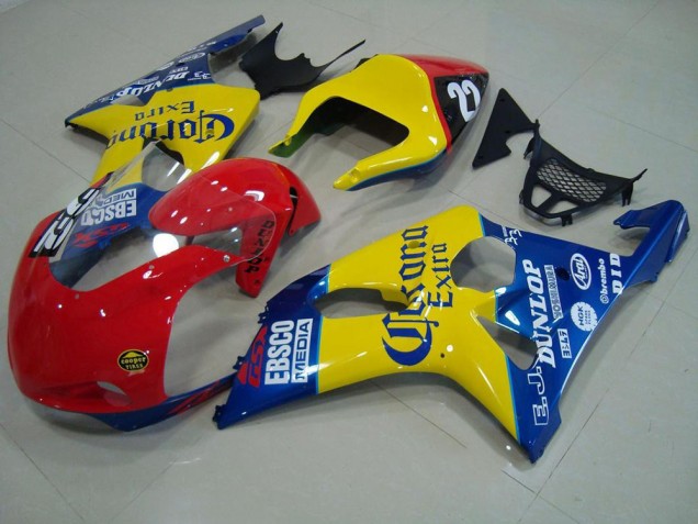 Cheap 2000-2002 Red Yellow Blue Corona Race Suzuki GSXR 1000 Motorbike Fairings UK Cheap 2000-2002 Red Yellow Blue Corona Race Suzuki GSXR 1000 Motorbike Fairings UK