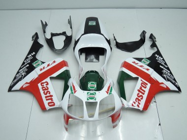 Cheap 2000-2006 White Black Red Castro Honda VTR1000 Bike Fairings UK