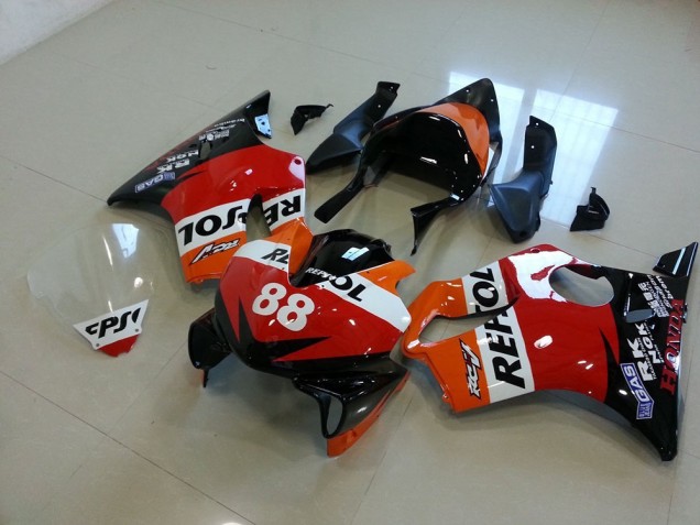 Cheap 2001-2003 Race Repsol 88 Honda CBR600 F4i Motorcyle Fairings UK Cheap 2001-2003 Race Repsol 88 Honda CBR600 F4i Motorcyle Fairings UK