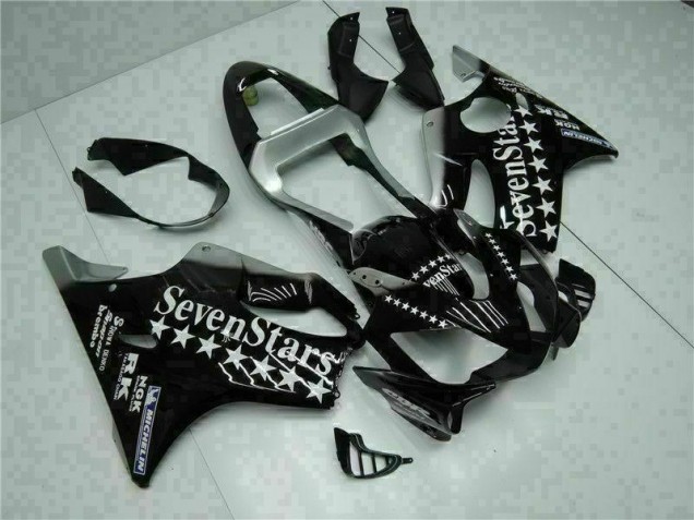 Cheap 2001-2003 Black White Seven Stars Honda CBR600 F4i Bike Fairing UK Cheap 2001-2003 Black White Seven Stars Honda CBR600 F4i Bike Fairing UK