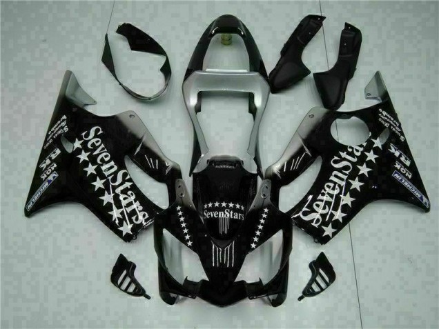 Cheap 2001-2003 Black White Seven Stars Honda CBR600 F4i Bike Fairing UK Cheap 2001-2003 Black White Seven Stars Honda CBR600 F4i Bike Fairing UK