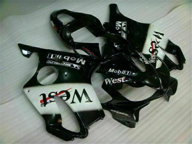 Cheap 2001-2003 White Black West Honda CBR600 F4i Bike Fairings UK Cheap 2001-2003 White Black West Honda CBR600 F4i Bike Fairings UK