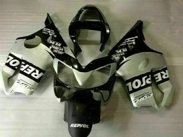 Cheap 2001-2003 Black Silver Repsol Honda CBR600 F4i Motorcycle Replacement Fairings UK