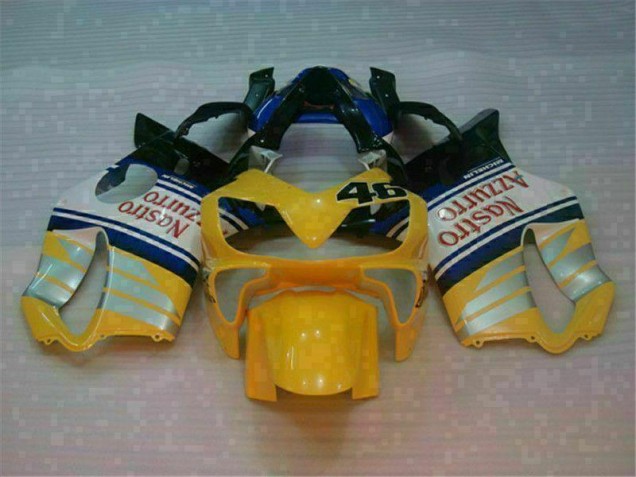 Cheap 2001-2003 Yellow Silver Nastro Azzurro Honda CBR600 F4i Motorcylce Fairings UK Cheap 2001-2003 Yellow Silver Nastro Azzurro Honda CBR600 F4i Motorcylce Fairings UK