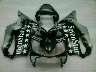 Cheap 2001-2003 Black Silver Seven Stars Honda CBR600 F4i Motorbike Fairing UK