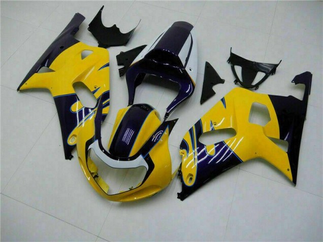 Cheap 2001-2003 Yellow Suzuki GSXR 600/750 Bike Fairings UK Cheap 2001-2003 Yellow Suzuki GSXR 600/750 Bike Fairings UK