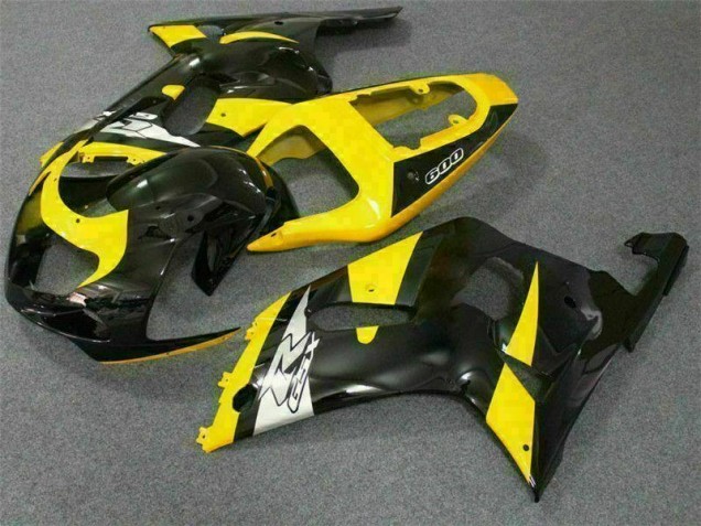 Cheap 2001-2003 Yellow Black Suzuki GSXR 600/750 Motorcycle Replacement Fairings UK Cheap 2001-2003 Yellow Black Suzuki GSXR 600/750 Motorcycle Replacement Fairings UK