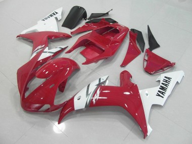 Cheap 2002-2003 Red White Yamaha YZF R1 Bike Fairings UK