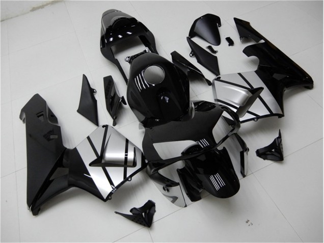 Cheap 2003-2004 Black Silver Honda CBR600RR Bike Fairing UK