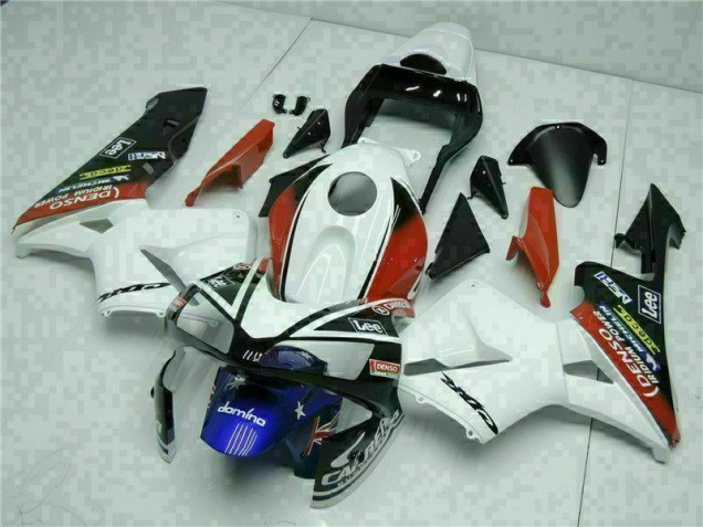 Cheap 2003-2004 White Blue Honda CBR600RR Motorcylce Fairings UK Cheap 2003-2004 White Blue Honda CBR600RR Motorcylce Fairings UK