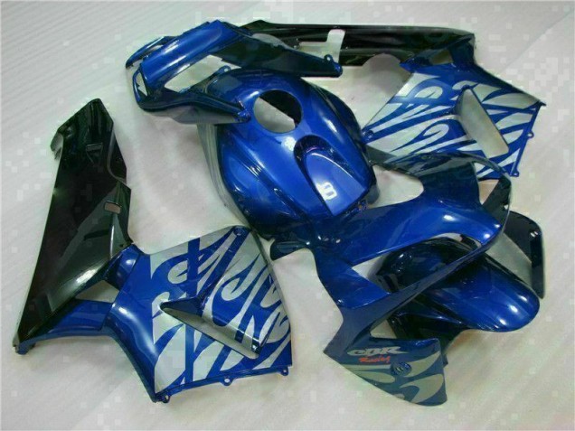 Cheap 2003-2004 Blue with Silver Flame Honda CBR600RR Motorbike Fairing UK
