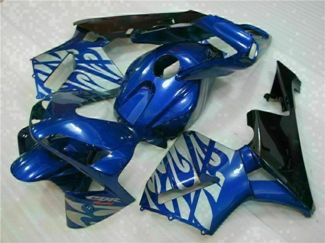 Cheap 2003-2004 Blue with Silver Flame Honda CBR600RR Motorbike Fairing UK