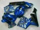 Cheap 2003-2004 Blue with Silver Flame Honda CBR600RR Motorbike Fairing UK