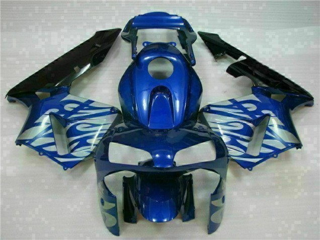 Cheap 2003-2004 Blue with Silver Flame Honda CBR600RR Motorbike Fairing UK
