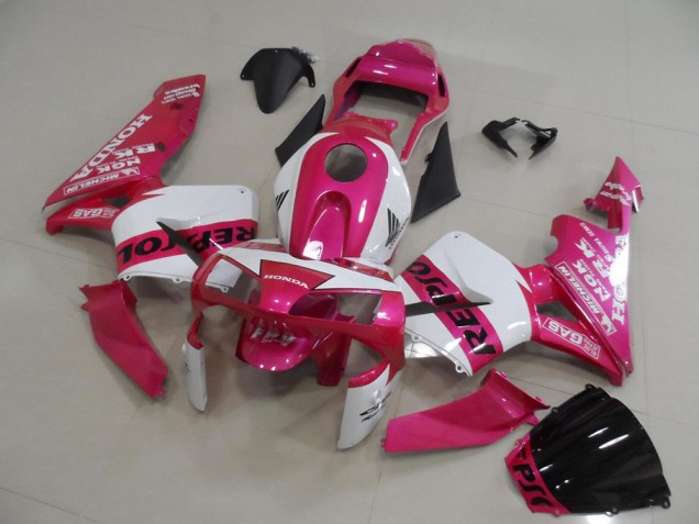Cheap 2003-2004 Pink Repsol Honda CBR600RR Bike Fairings UK Cheap 2003-2004 Pink Repsol Honda CBR600RR Bike Fairings UK