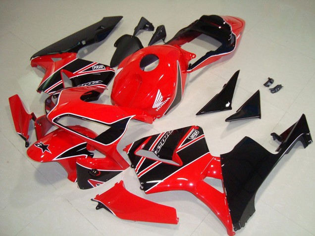 Cheap 2003-2004 Red Black Honda CBR600RR Motorbike Fairing Kits UK