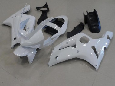 Cheap 2003-2004 White Kawasaki ZX6R Bike Fairings UK
