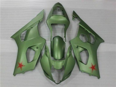 Cheap 2003-2004 Green Suzuki GSXR 1000 Motorcycle Fairings UK