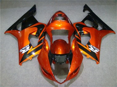 Cheap 2003-2004 Orange Black Suzuki GSXR 1000 Motorcycle Fairing Kits UK
