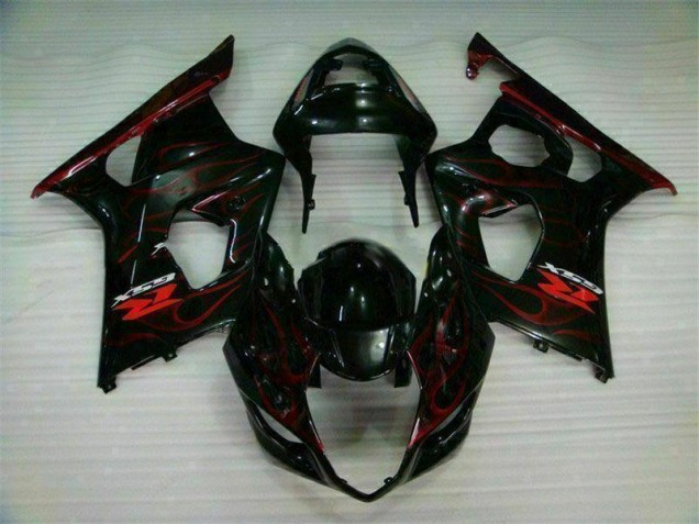 Cheap 2003-2004 Red Flame Suzuki GSXR 1000 Bike Fairing Kit UK Cheap 2003-2004 Red Flame Suzuki GSXR 1000 Bike Fairing Kit UK