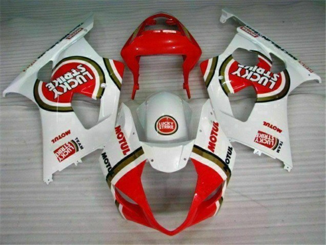 Cheap 2003-2004 Red White Suzuki GSXR 1000 Motorbike Fairing Kits UK Cheap 2003-2004 Red White Suzuki GSXR 1000 Motorbike Fairing Kits UK