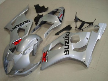 Cheap 2003-2004 Silver Suzuki GSXR 1000 Bike Fairing Kit UK