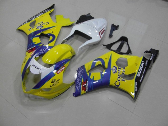 Cheap 2003-2004 Yellow Corona Suzuki GSXR 1000 Bike Fairing UK Cheap 2003-2004 Yellow Corona Suzuki GSXR 1000 Bike Fairing UK