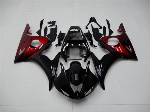 Cheap 2003-2005 Black Red Yamaha YZF R6 Motorcycle Replacement Fairings UK Cheap 2003-2005 Black Red Yamaha YZF R6 Motorcycle Replacement Fairings UK