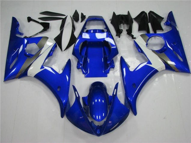 Cheap 2003-2005 Blue White Yamaha YZF R6 Replacement Fairings UK Cheap 2003-2005 Blue White Yamaha YZF R6 Replacement Fairings UK