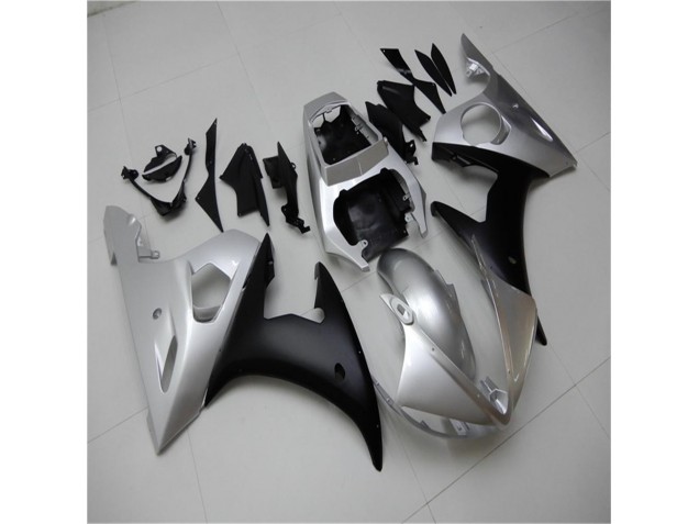 Cheap 2003-2005 Silver Black Yamaha YZF R6 Motorcylce Fairings UK Cheap 2003-2005 Silver Black Yamaha YZF R6 Motorcylce Fairings UK