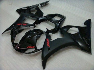 Cheap 2003-2005 Black Yamaha YZF R6 Replacement Motorcycle Fairings UK