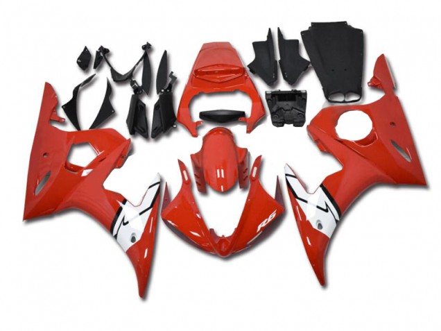 Cheap 2003-2005 Red White Yamaha YZF R6 Motorbike Fairing Kits UK Cheap 2003-2005 Red White Yamaha YZF R6 Motorbike Fairing Kits UK